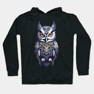 Abstract Owl Hoodie